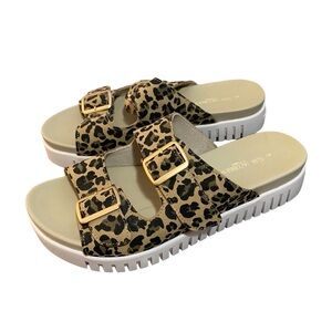 Ilse Jacobsen Shoes Ilse Jacobsen Leopard Tulip Print Buckle
